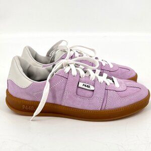 P448 Monza Trend/Lil Suede Sneaker Size 36 Lilac White Leather Heel Amber Sole